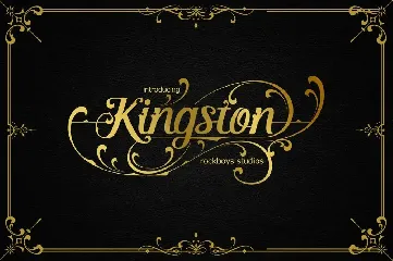 Kingston - Elegant Script Font