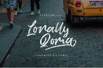 Lonally Qoma font