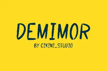 Demimor font