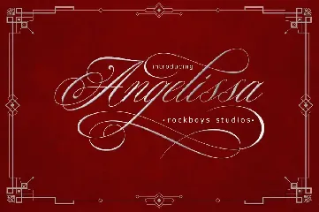 Angelissa - A Calligraphy Font