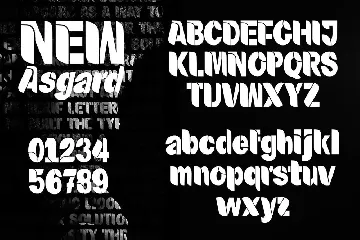 New Asgard font