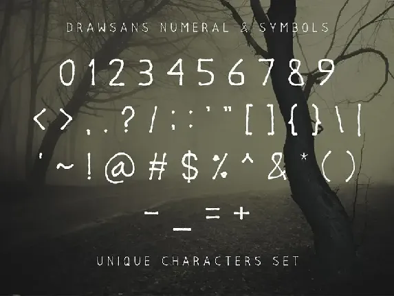 Drawsans Typeface font