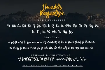 Thunder Ragnarok font