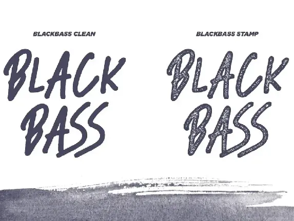 Black Bass font