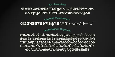 Patina font