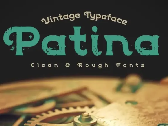 Patina font