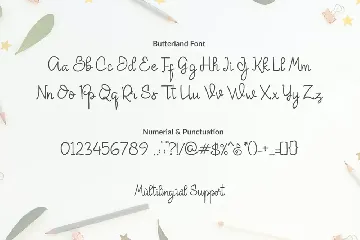 Butterland font