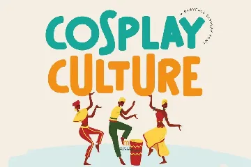 Cosplay Culture | A Playful Display Font