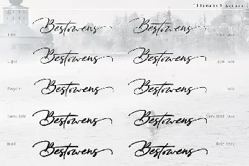 Bestowens Family font