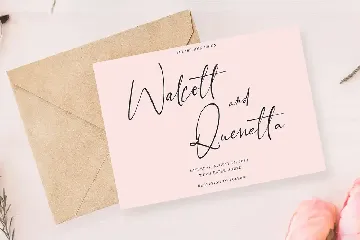 Black Pink Signature font