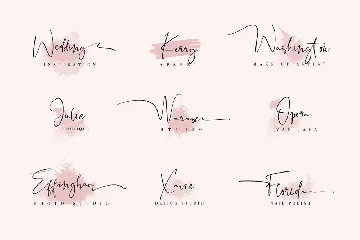 Black Pink Signature font