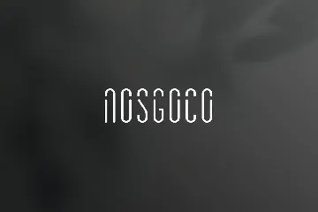 Ganosgoco font