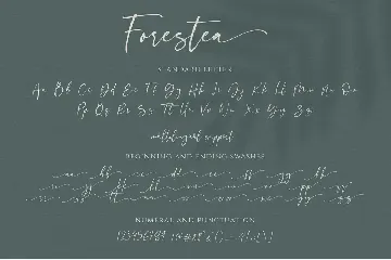 Forestea - Classy Script font