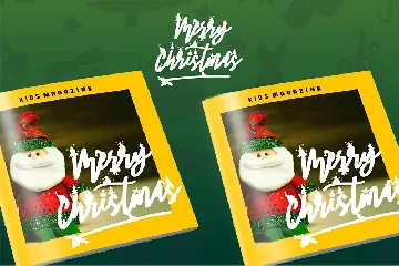 Santa | Script Chirstmas Display Font