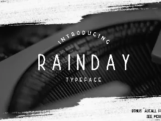 Rainday Font