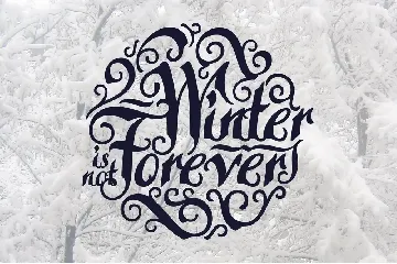 Late Frost font