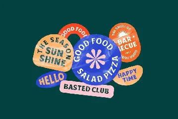 Basted Club Vintage Font