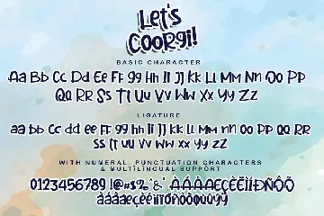 Letâ€™s Coorgi! font