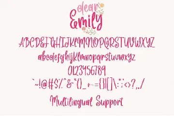 Dear Emily font