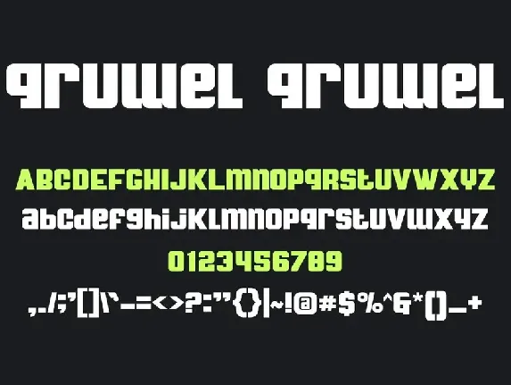 QruwelQruwel  - Food Font