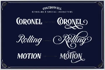 Controwell Victorian Typeface font