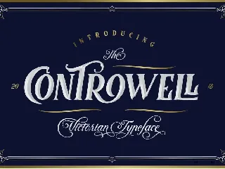 Controwell Victorian Typeface font