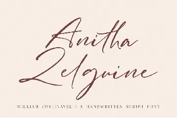 William Costinavel Script Font