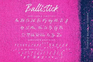 Ballistick - Brush Font with Swash