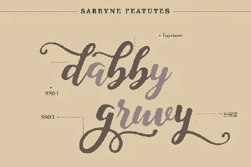 Sabryne font