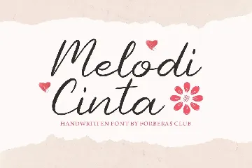 Melodi Cinta font