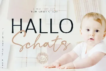 Hallo Schatz Font Duo