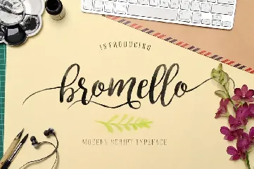 bromello typeface font