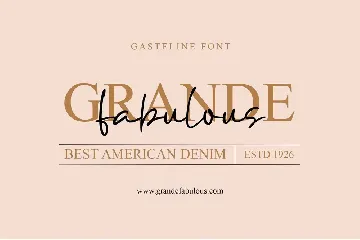 Gasteline font