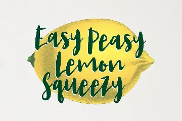 Lemon Juice Script Font