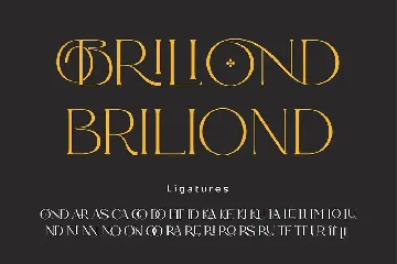 Briliond font