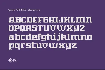 Oyster CPC Solid font