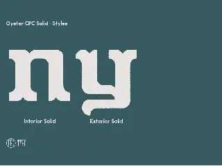 Oyster CPC Solid font