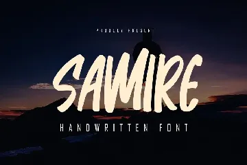 Samire - Handwritten Font