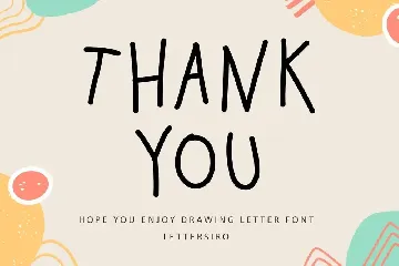 Drawing Letter font