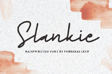 Slankie font