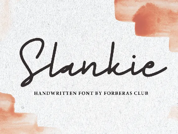 Slankie font