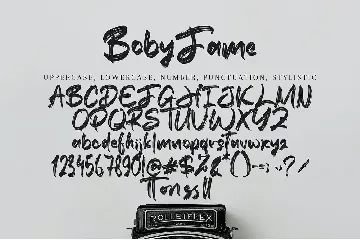 BobyFame font