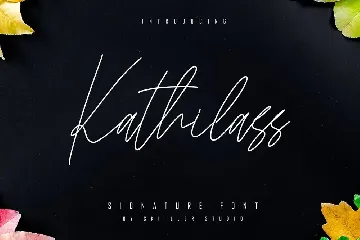 Kathilass - Signature Font