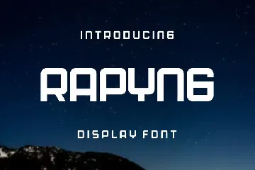 Rapyng font