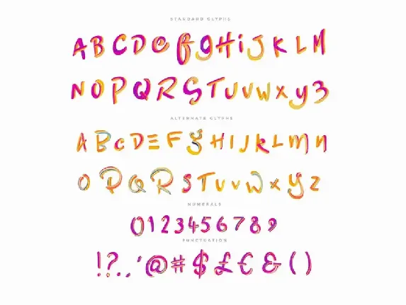 Candy Color Font