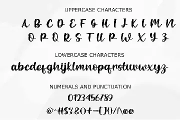 Blusbow font