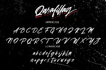 Qarafillag Script Authentic Handcrafted Font