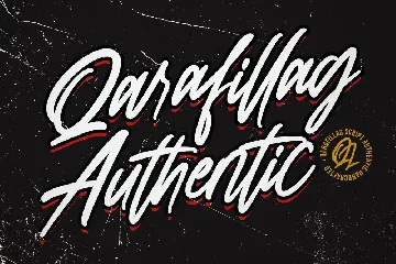 Qarafillag Script Authentic Handcrafted Font