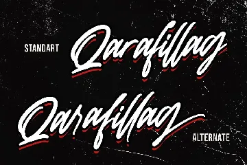 Qarafillag Script Authentic Handcrafted Font