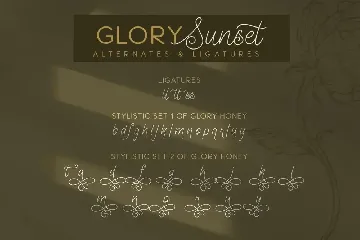 Glory Honey Business font Duo